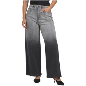 KENNETH COLE Gradient Dye Wide Leg Jeans